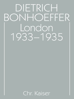 cover image of London 1933-1935